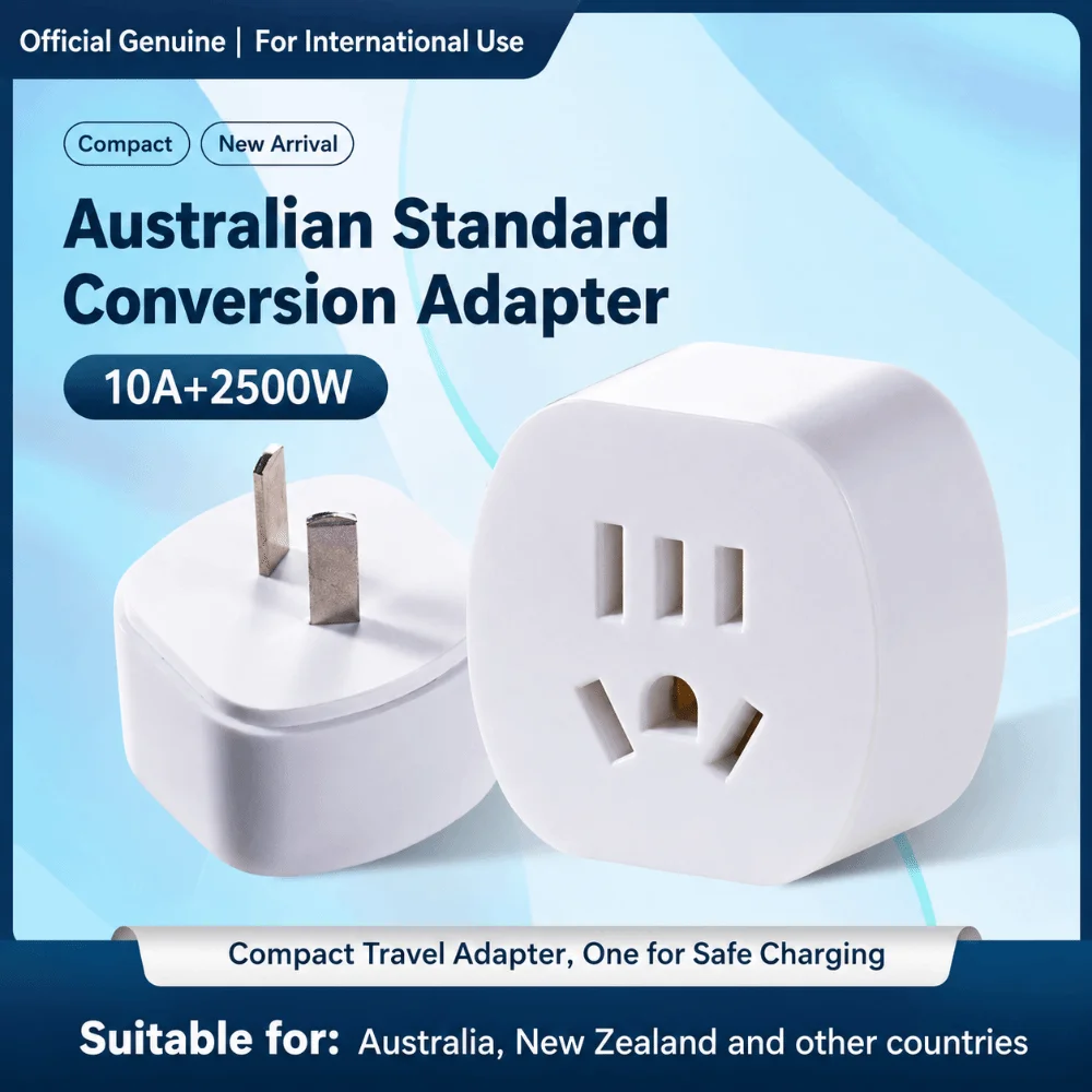Fast Charging Travel Plug Converter Flame Retardant Multi Plug Type Power Converter Adapter High Temperature Resistant