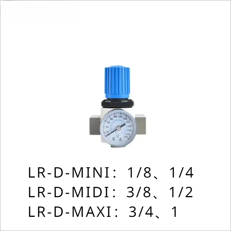 

Air Source Processor Pressure Resistant 16kg Pressure Regulating Valve LR-D-MINI-1/8 1/4 3/8 LR-D-MIDI-1/2 LR-D-MAXI-3/4