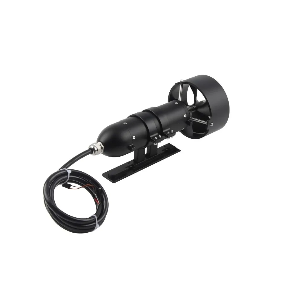 IPX8 30 كجم التوجه FATJAY 24-28 فولت KYI-30ET-SUP مزدوج خرطوم المشبك مقاوم للماء فرش السيارات تحت الماء الدافع لقوارب RC