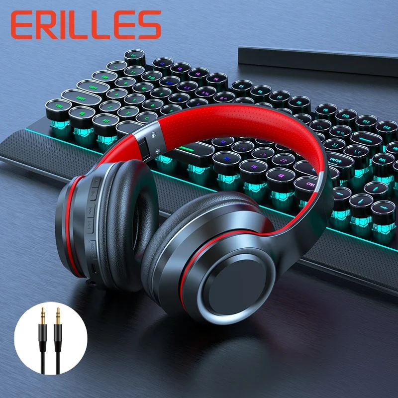 

Erilles DR90 Gaming Headset Gamer ENC Noise Canceling TYPE-C Earphone Bluetooth Wireless Earphones Music Ear Pods Hedset Choice