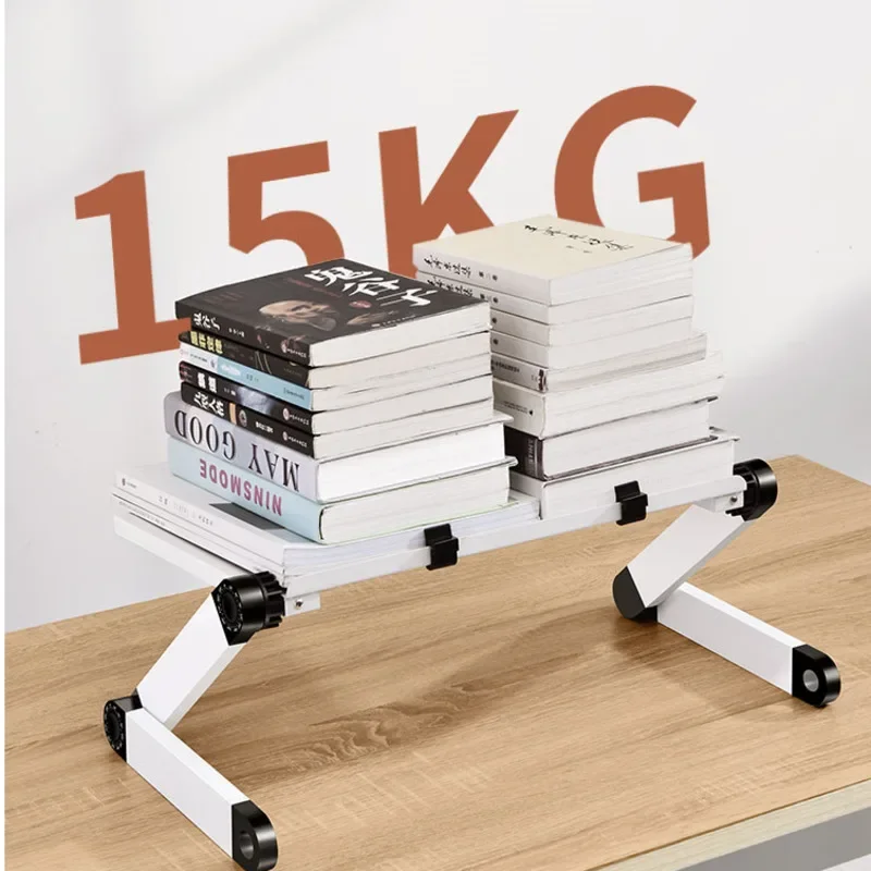 Adjustable Laptop Desk Lift Table for Desktop Display, Portable Hanging Bracket with Screen Support Floating Standing Table