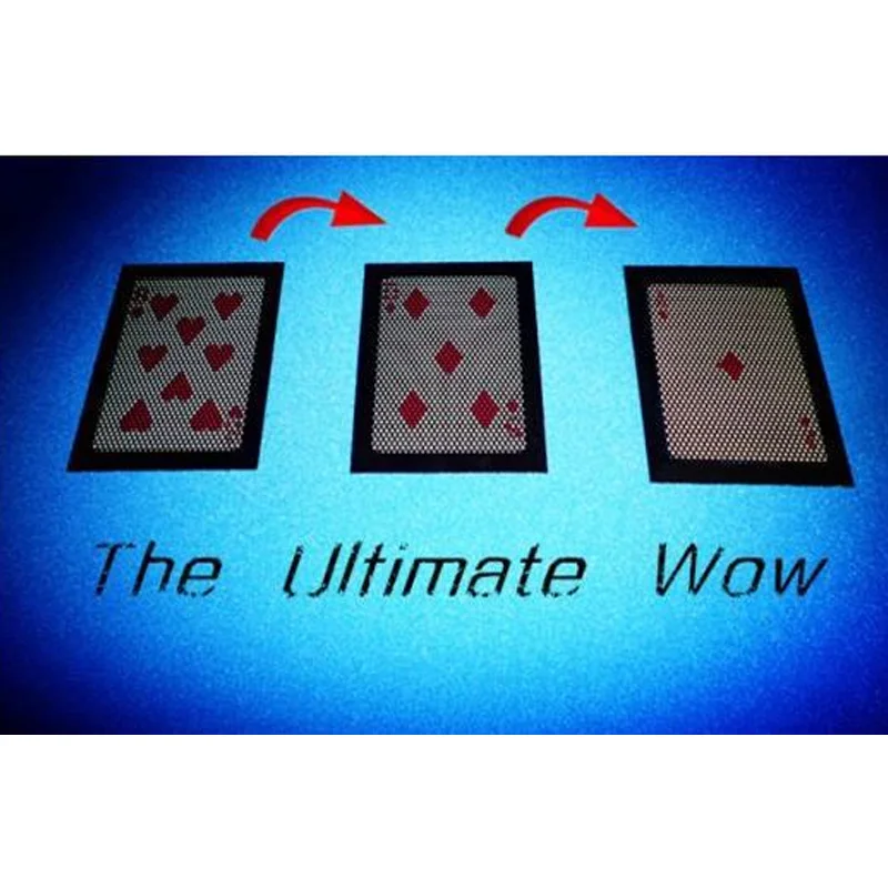 

2pcs/Lot The Ultimate WOW 3.0,Card Magic Tricks,Close Up Magic Props,Stage,Street,Mentalism,Toys,Gadgets,Joke