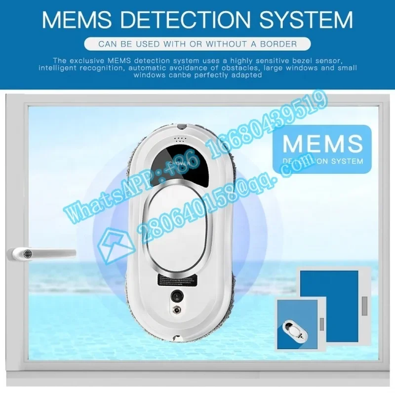 Vacuum  For Glass Cleaning Home Auto  Window Cleaner Remote  Clean Self