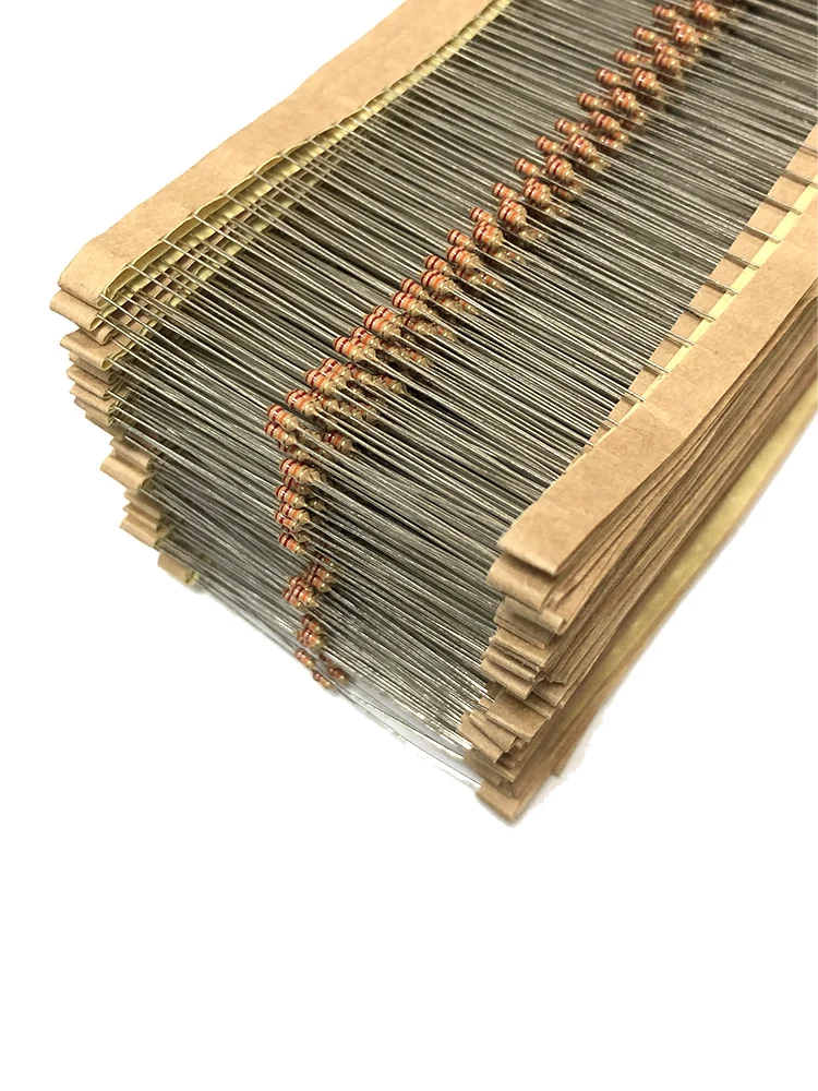 100PCS 1/8W Carbon Film Resistor 5% 1R2 12R 120R 1K2 12K 120K 1.2 12 120 R K Ohm 0.125W  0R--1M image 5