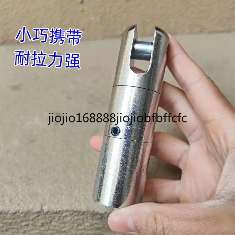 Suitable for pulling 360 degree rotating pipes with a 1-ton drill bit puller and a water drill pipe laying machine