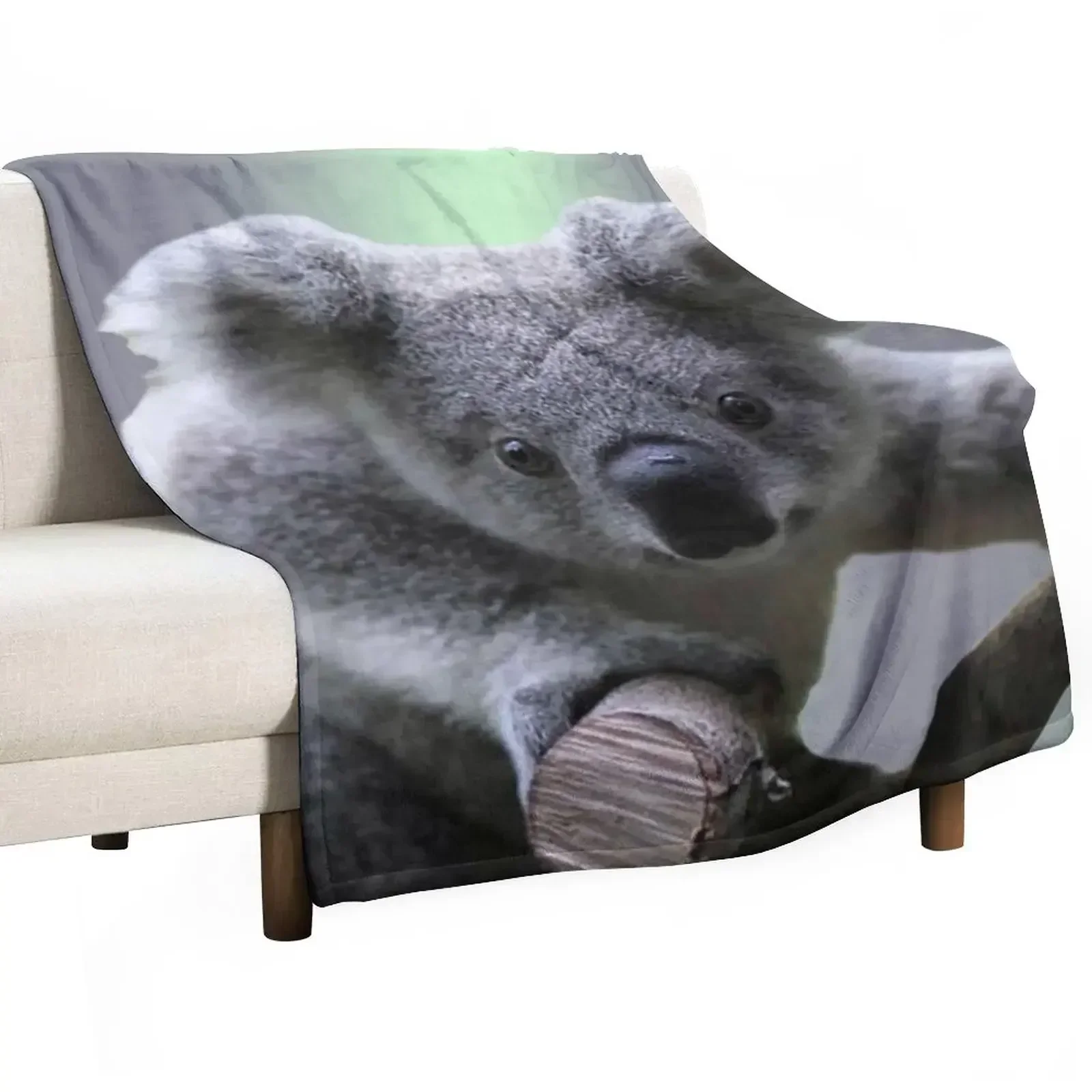 Koala Bear Throw Blanket Heavy Furry halloween Shaggy Large Quilt Blankets