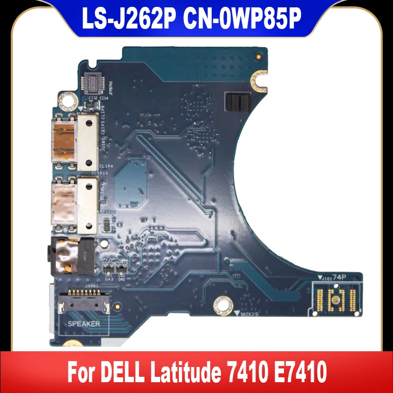 Placa de lector de tarjetas de Audio USB para ordenador portátil, placa Original de alta calidad para DELL Latitude 7410, E7410, 0WP85P, LS-J264P, nueva