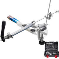 Professional Knife Sharpener RX-009 Knife Sharpening System Stainless Steel 360° Flip Rotation with Fixed Angle Knife Sharpener