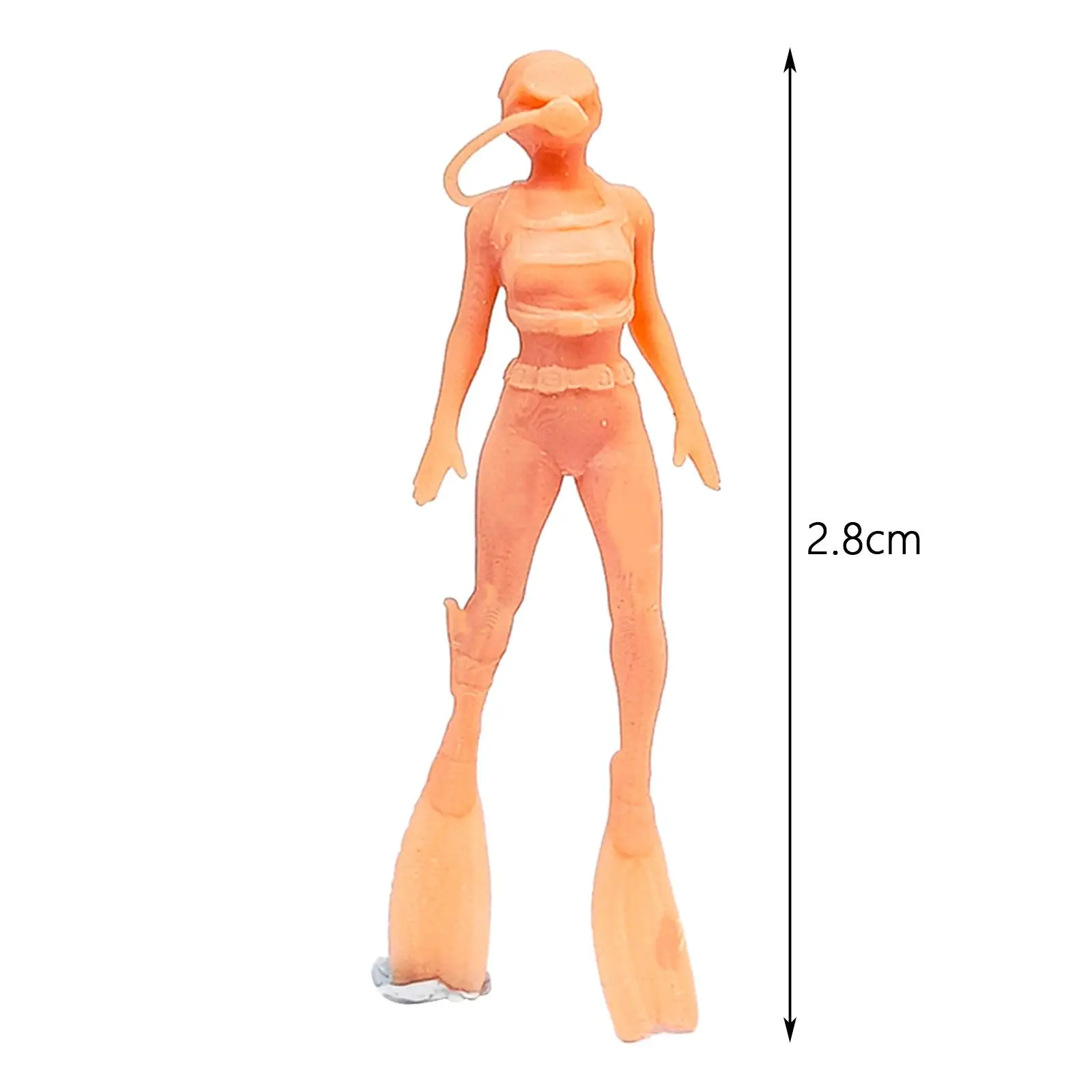 

1 64 Model Miniatures Free Standing Resin Figurines Collectible Scenery People for Mini Sand Table Display