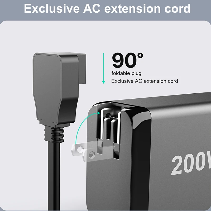 5ft 1.5 medidor eua au plug ac cabo de alimentação 100v-cabo de fio de extensão 240v compatível para tquq 100w 130w 140w 200w adaptador de carregador