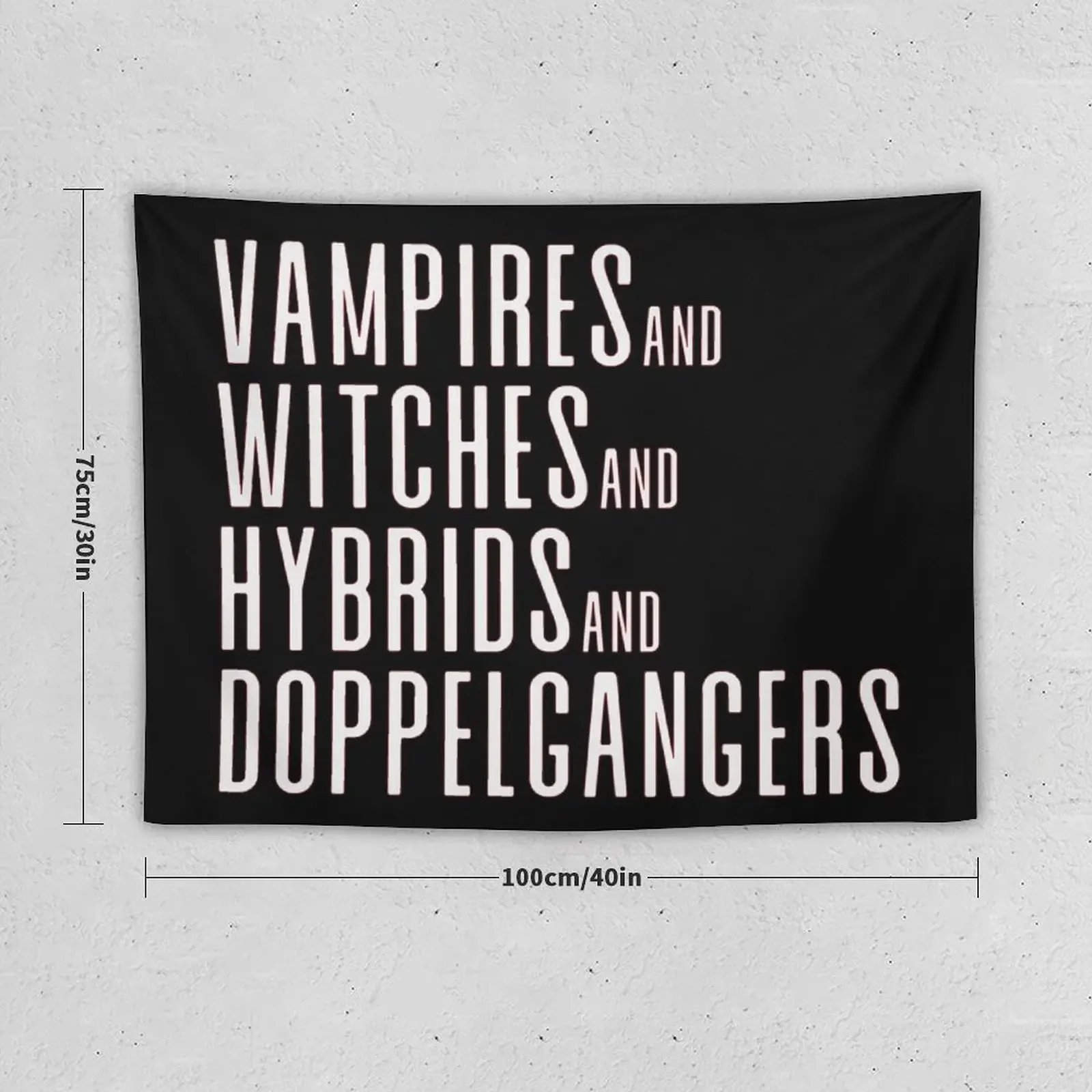 Vampires&Witches&Hybrids&Doppelgangers Tapestry Things To Decorate The Room Bedrooms Decor Aesthetic Room Decors Tapestry