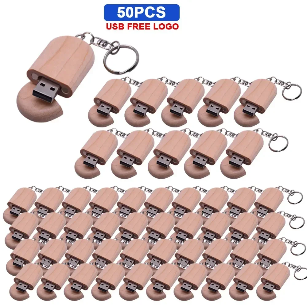 

50 шт./лот, деревянные USB-флешки 2.0, 4 ГБ, 8 ГБ, 16 ГБ, 32 ГБ, 64 ГБ, с возможностью нанесения логотипа, оптом