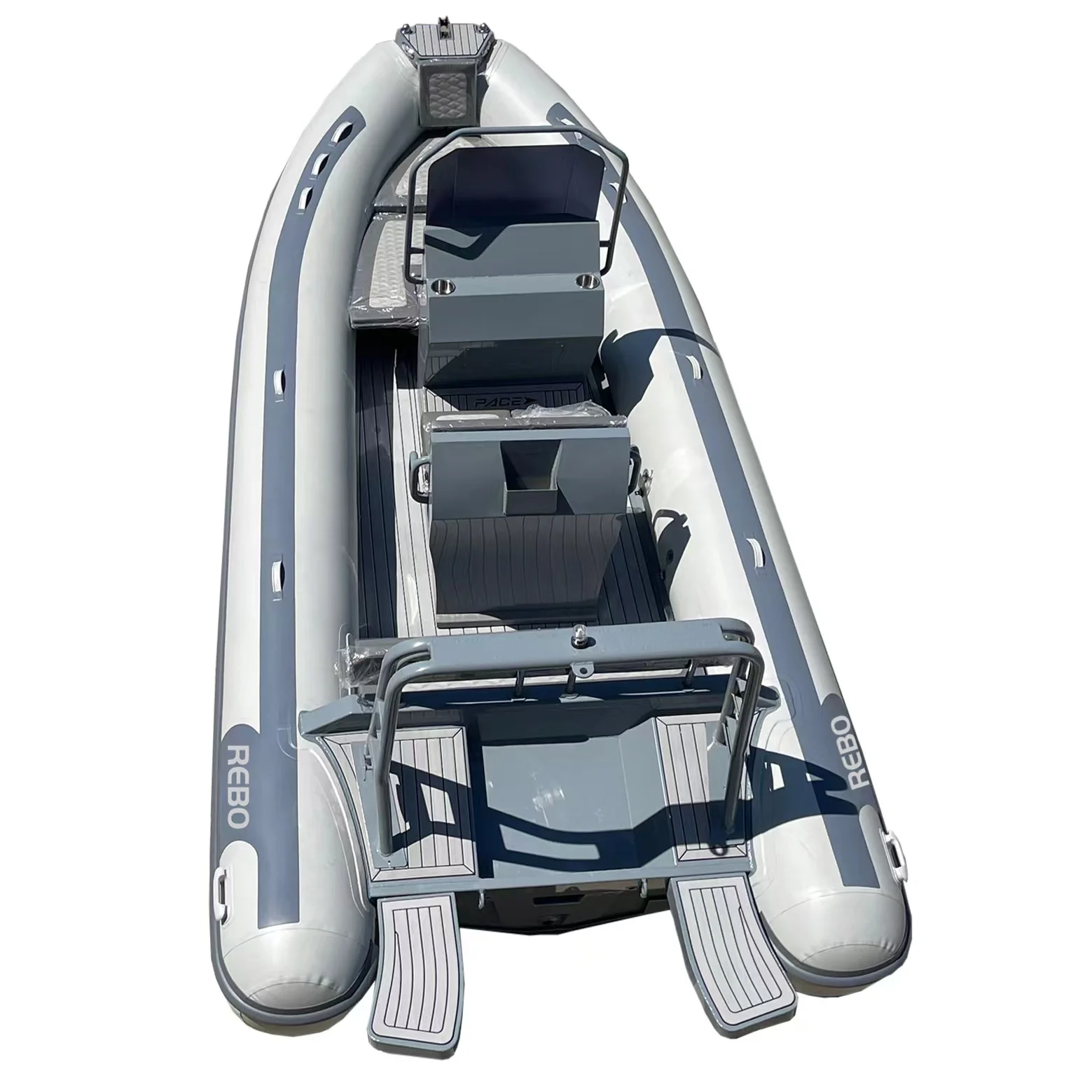 قوارب فاخرة CE 18ft RIB 560 Orca/Hypalon/PVC قوارب RIB قابلة للنفخ من الألومنيوم للبيع