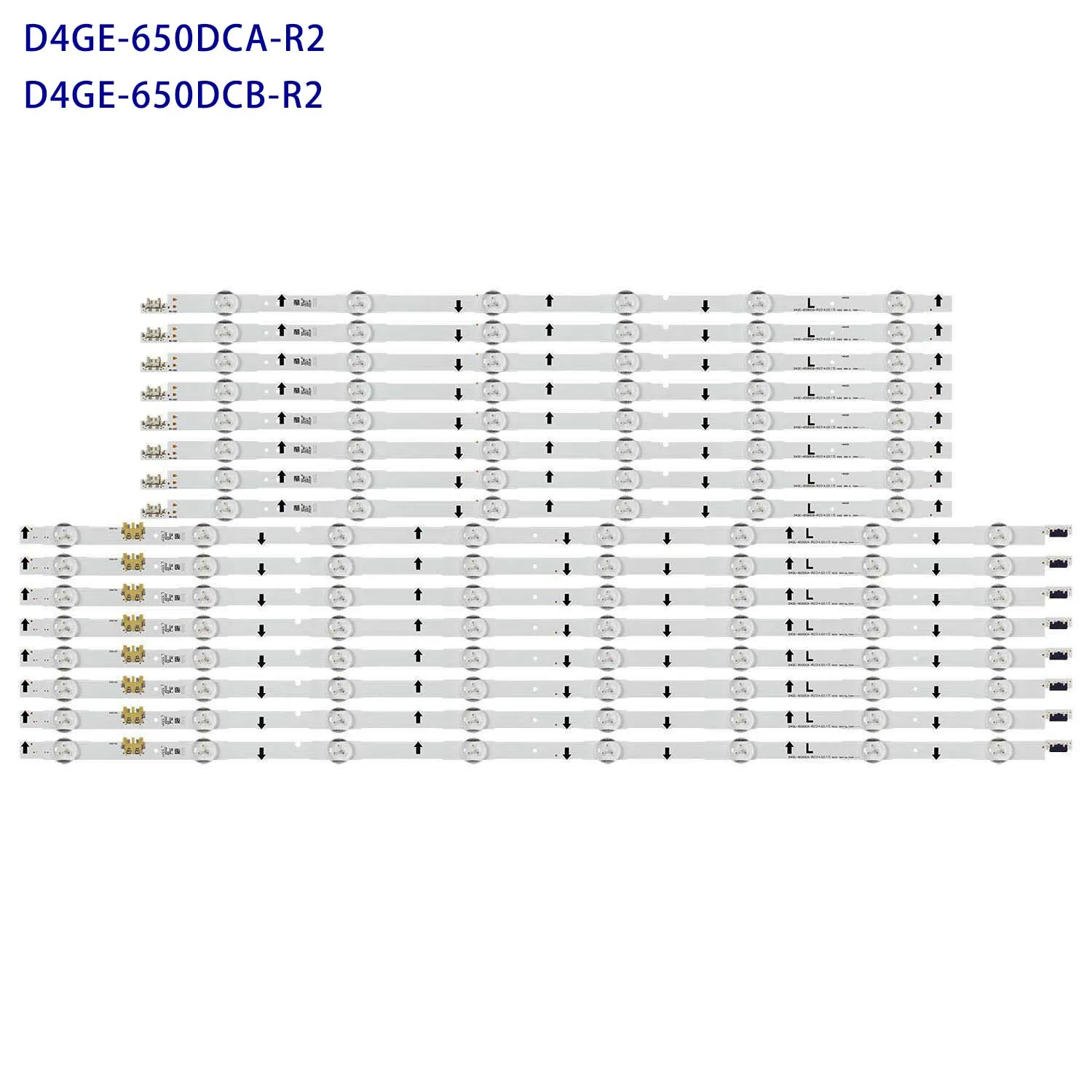 삼성에 적합한 D4GE-650DCA-R2 D4GE-650DCB-R2 LED 스트립, 16 개, 2014 SVS65F 3228 UA65H6400 UE65H6400 UE65H647 HG65ND478 UE65H6470 용, 신제품