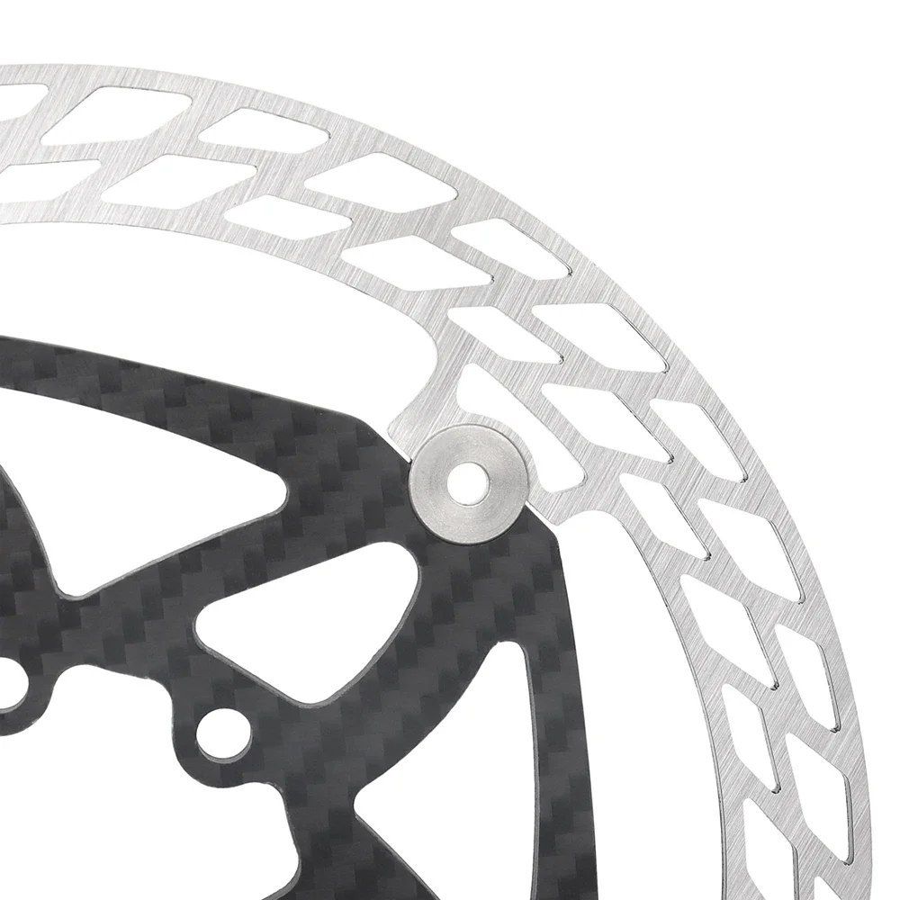 TTPRO Ultraleichte Fahrrad-Scheibenbremse aus Kohlefaser 140mm 160mm 180mm mit 6-Bolzen-Rotoren für MTB Rennrad Scheibenbremse – Detail 7