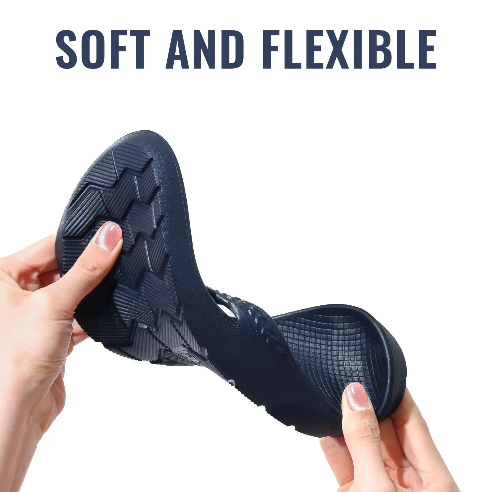 Comwarm Chanclas Ortopédicas Para Mujer, Sandalias De Playa Para Alivio De La Fascitis Plantar, Zapatillas Ligeras Para Baño Con Soporte De Arco_voghion.com