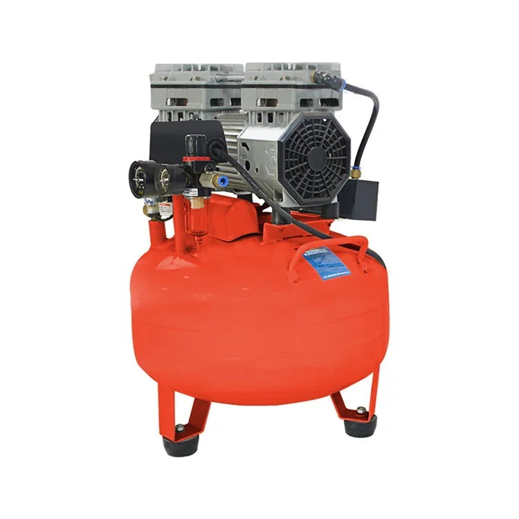 Chinese factory Direct Sale Ultra Quiet Oil Free Air Compressor Professional Special purpose de-tal 30L air compressor