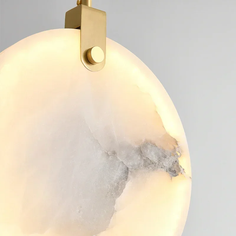 

Bedside Dining Room Modern Marble Pendant Lamp Living Room Bedroom Staircase Kitchen LED Decoration Lights Hanging Lighting Home