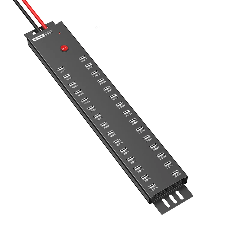 Sipolar A-812 30 port data syncs usb 2.0 hub usb charger 2.1A  fast charging station for 30 iPad iPhone mini 4 charging box