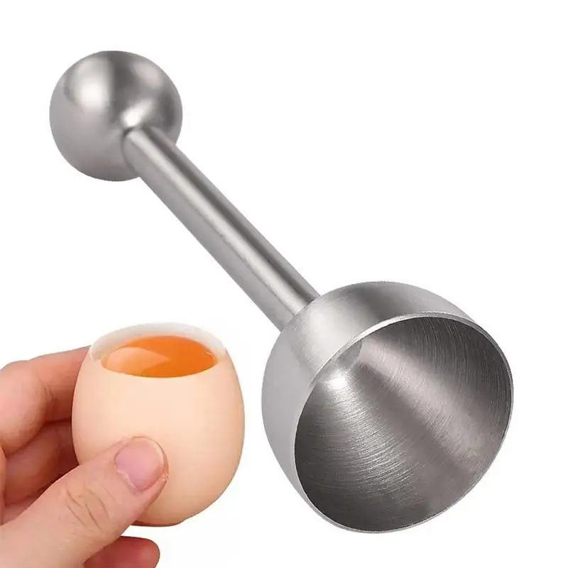 

Stainless Steel Egg Topper Shell Opener Safe Egg Cracker Tool Time-Saving Shell Cracker Egg Cutter Cracker Home Kitchen Tools