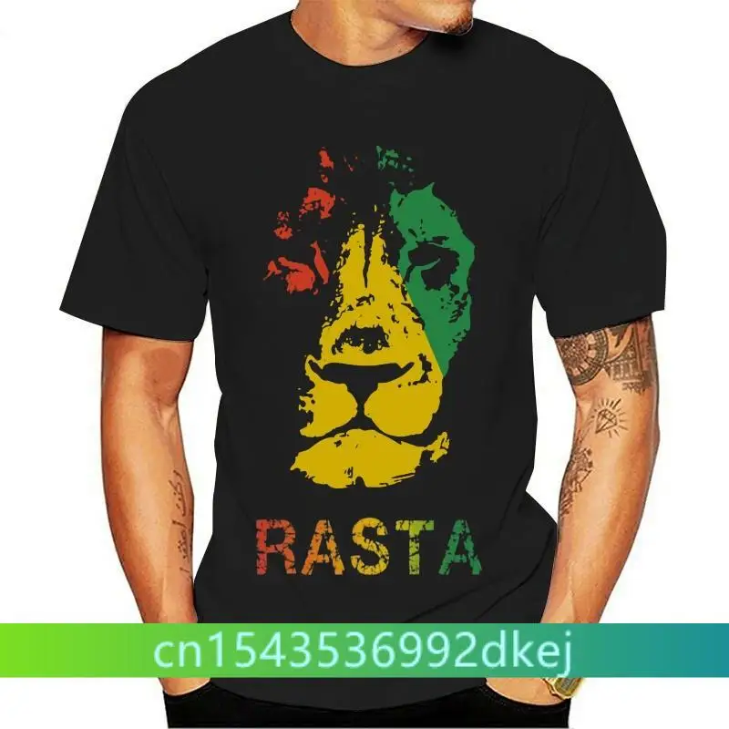 

Reggae Clothing Men Women Jamaica Rasta Black Navy T-Shirt Cartoon t shirt men Unisex New Fashion tshirt free shippingF