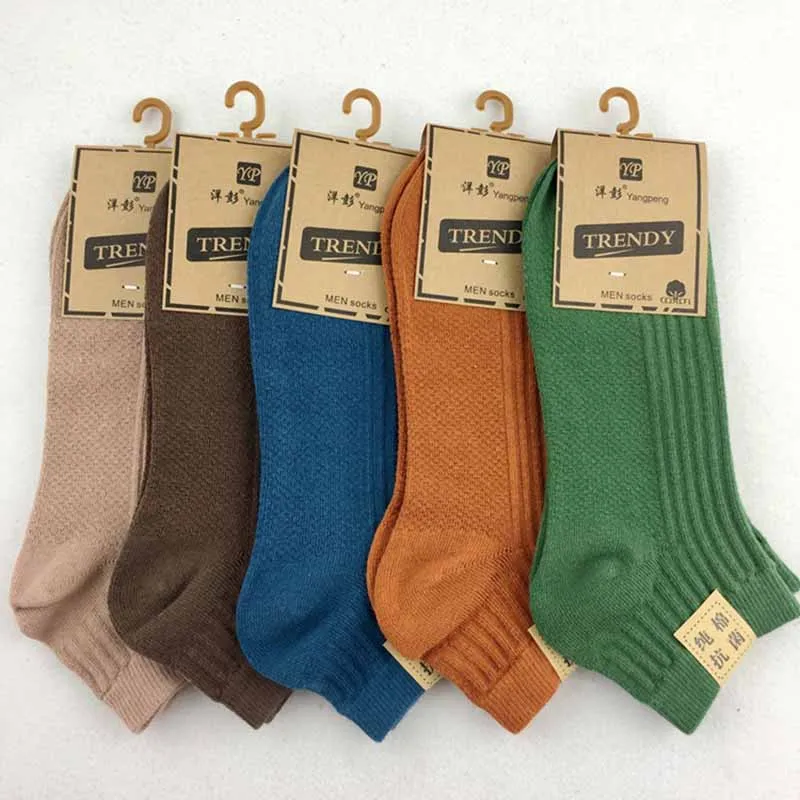 5 Pairs 100 Baumwolle Socken Frauen Männer Weibliche 1 Set Lot Farbe Packung Süßigkeiten Farbe Damen Socken Solid Farbe Unsichtbare weibliche Socke