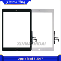 For iPad 5 2017 Touch Screen Digitizer and Home Button Front Glass Display Touch Panel A1822 A1823