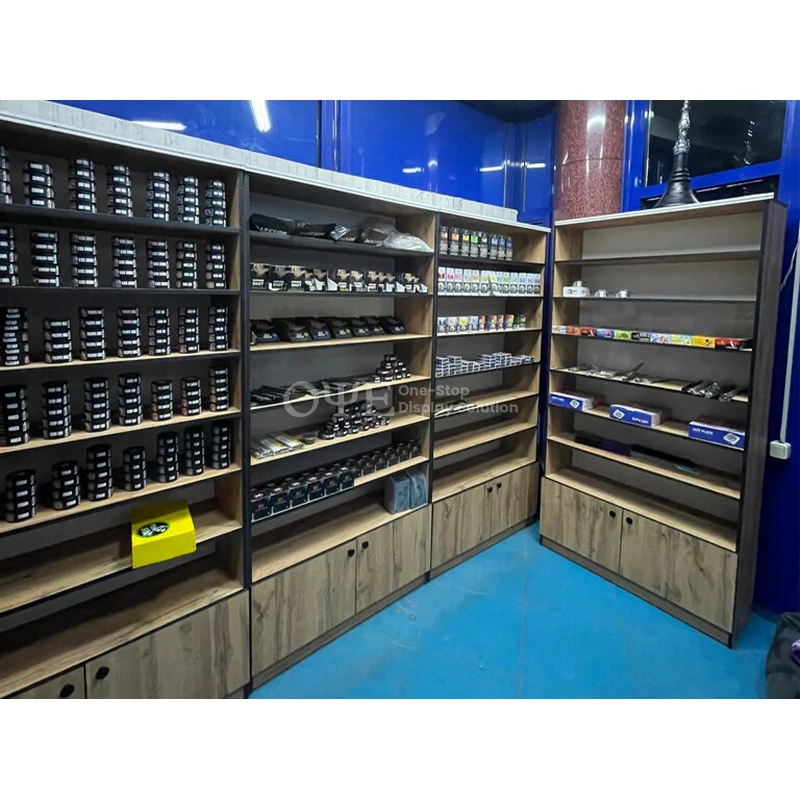 Custom. custom ized Möbelhaus Glas theke Rauch geschäft Show Displays für Rauch geschäft