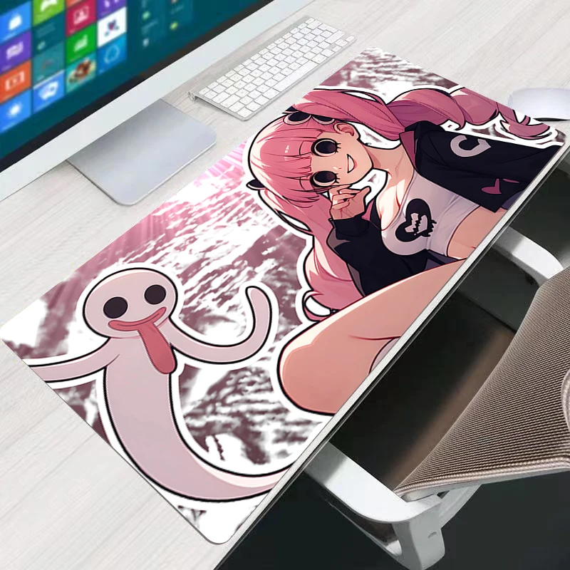 Mouse Pad 90x40cm, peça única, Perona, grande, de borracha, acessórios para jogos de computador, mousepad, tapete de mesa estendido, borda com trava, tapete gamer.