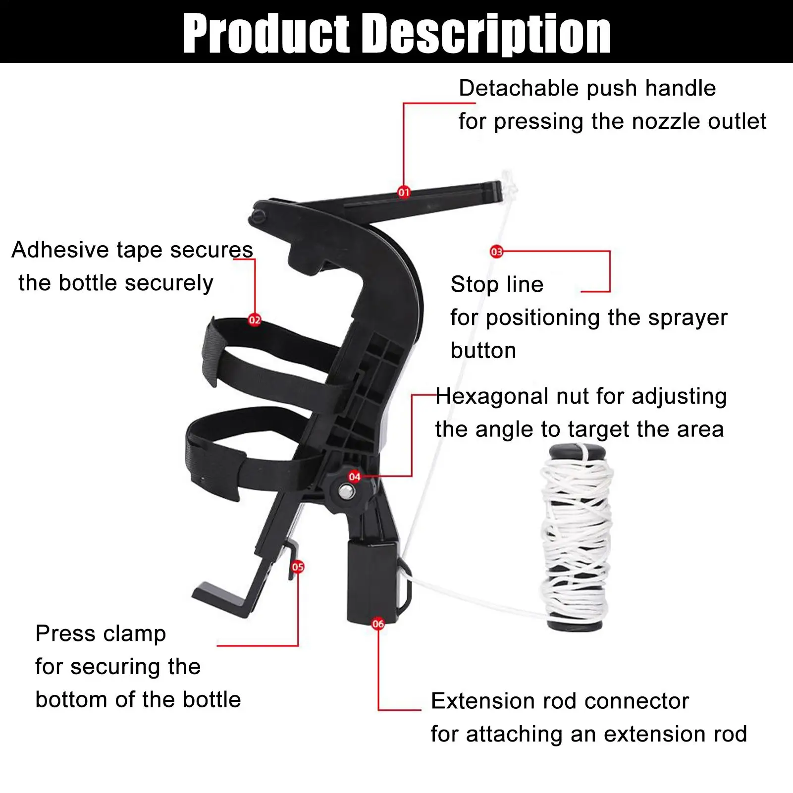 

Удлинитель для аэрозольной краски, регулируемый адаптер дальнего действия, аксессуары для распылителя, удлинитель для распыления оспы для покраски желоба для деревьев