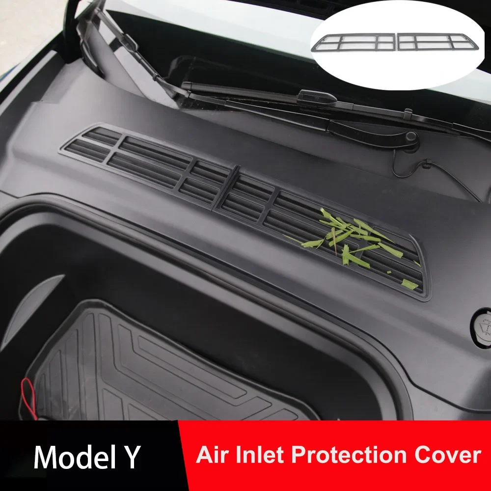 

Air Inlet Protective Cover for 2023 Tesla Model 3 Y Insect-proof Net Front Air-conditioning Intake Grille Clean Accessories