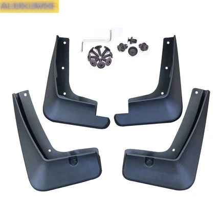 واقيات الطين رفرف اللوحات سبلاش الحرس الحاجز حامي غطاء 4 قطعة ل Volkswagen VW ID 4 Crozz 2021 2022 2023 اكسسوارات السيارات #3