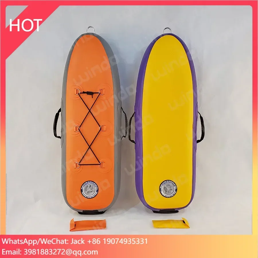 90x30x15cm Heavy Duty D Rings Drop Stitch PVC Inflatable Buoy Dive Hunter Spearfishing Float