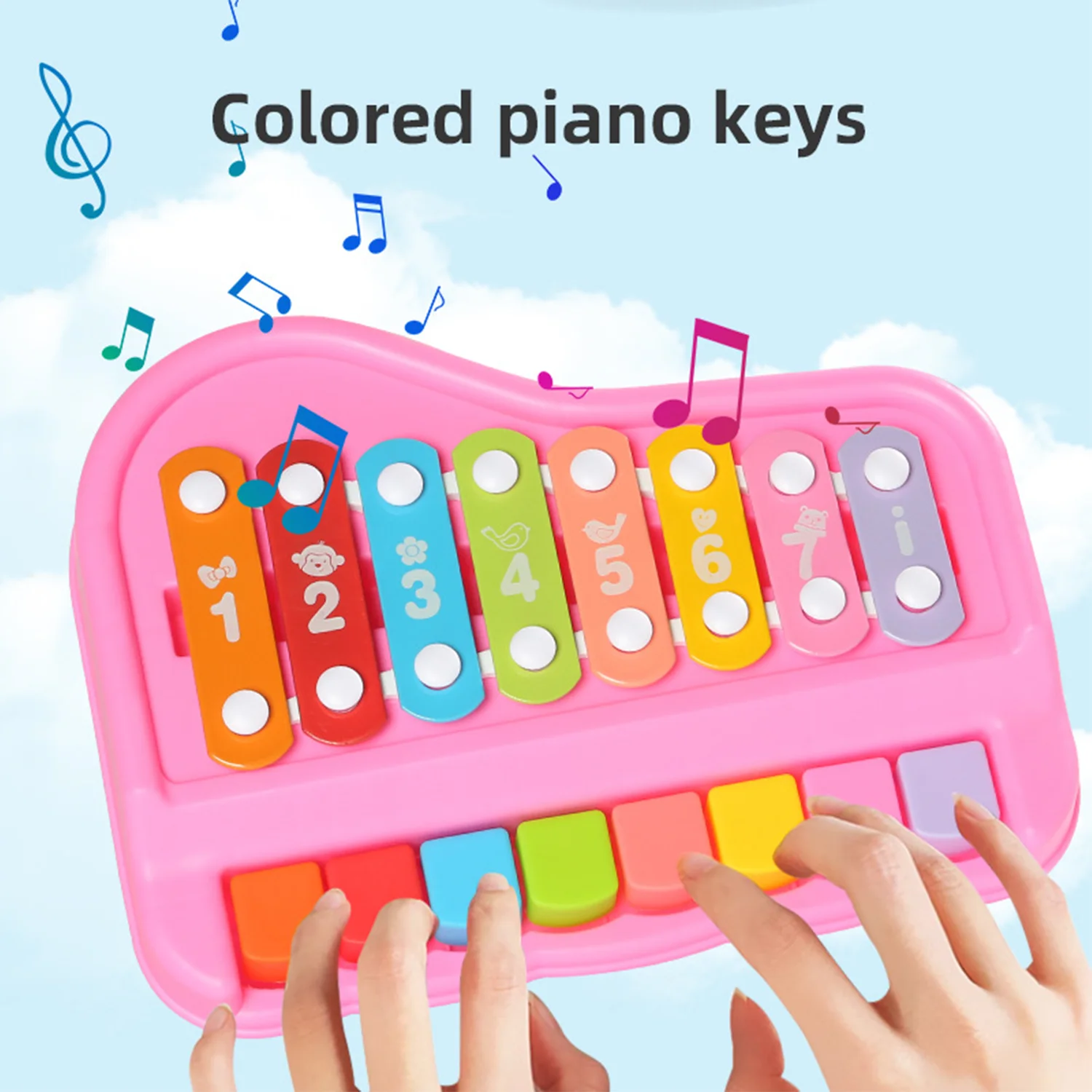 Children's Octopath Stage Hand Qin Music Toy, Puzzle Enlightenment Instrument, Parent Child Interactive Entertainment