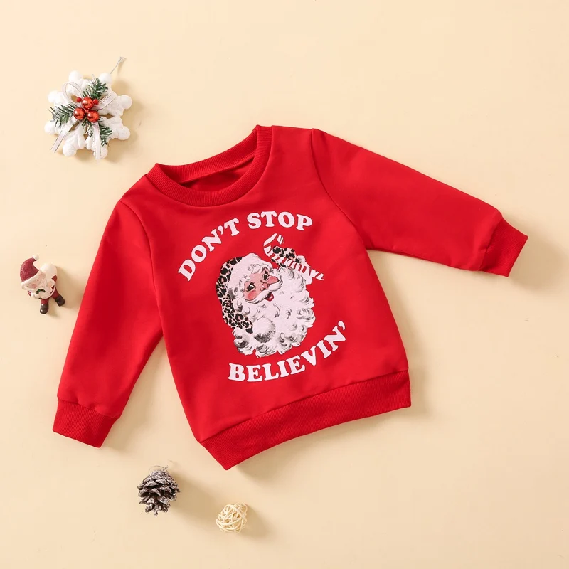 Baby Girl Chrismas Clothing Toddler Baby Boys Fall Clothes Kids Sports Sweatshirts Suits Outfits Baby's Tops Toddler Boy Hoodies