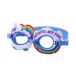 Occhialini da nuoto a sirena per ragazza carina, occhiali da nuoto antiappannamento, accessori per il nuoto estivo, occhiali in silicone con tappi per le orecchie