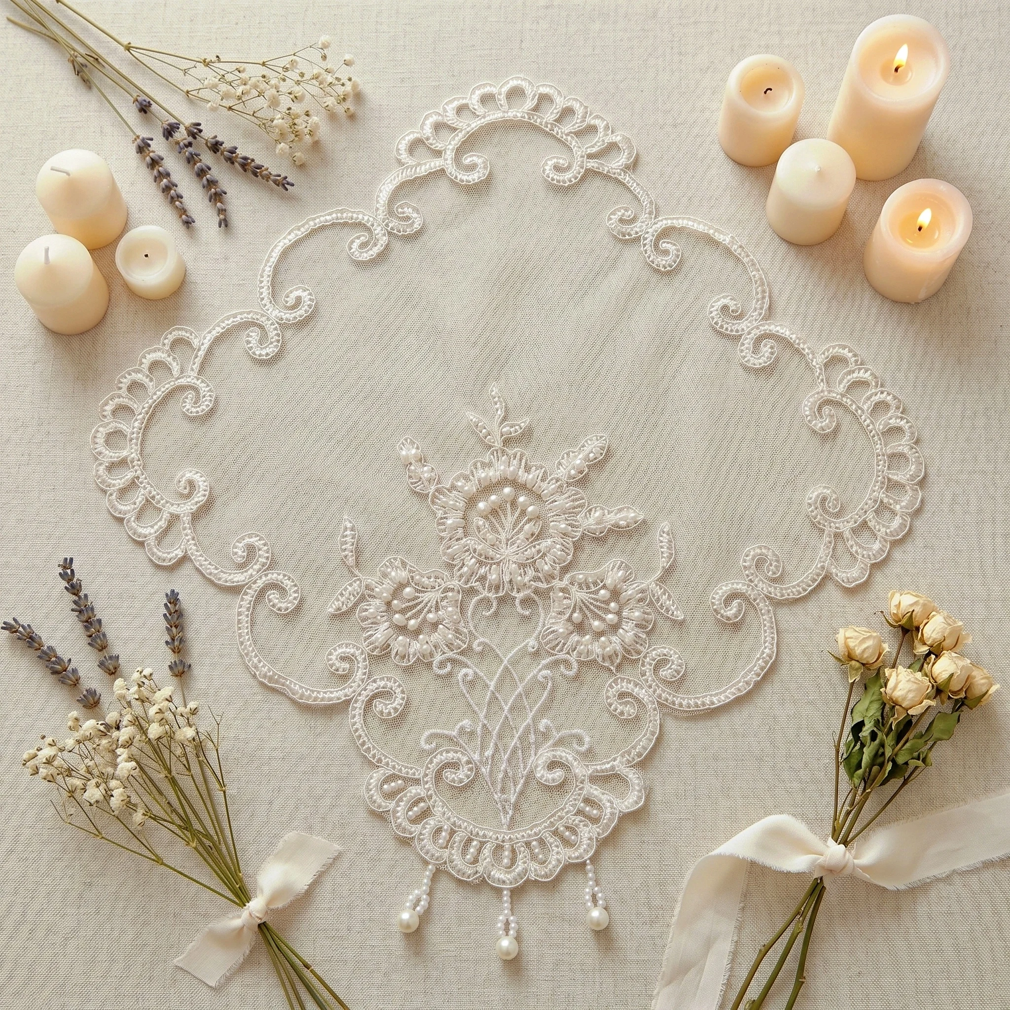 Set Alas Piring Isi 4 Alas Pir - Candle Holder Set ulasan dan harga
