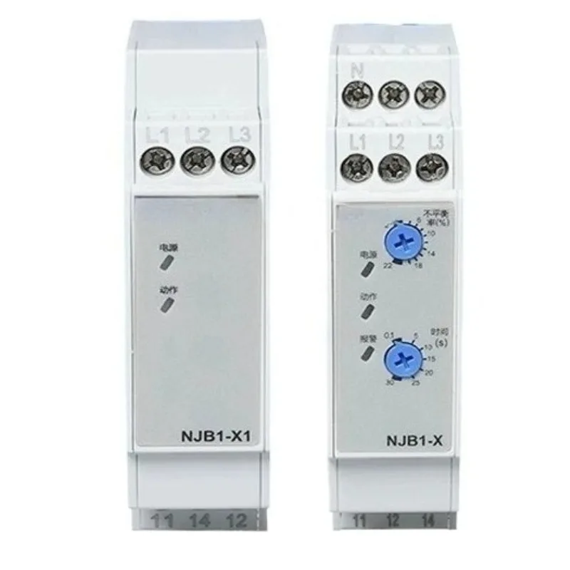 Relay NJB1-X/X1/S/YW (phase sequence, phase break protection) AC220V 500V XJ3-G D