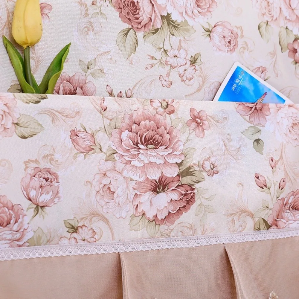 

70x170 см пылезащитный чехол для холодильника с цветочным узором, моющийся пылезащитный чехол с карманом для хранения, художественная ткань, чехол для стиральной машины