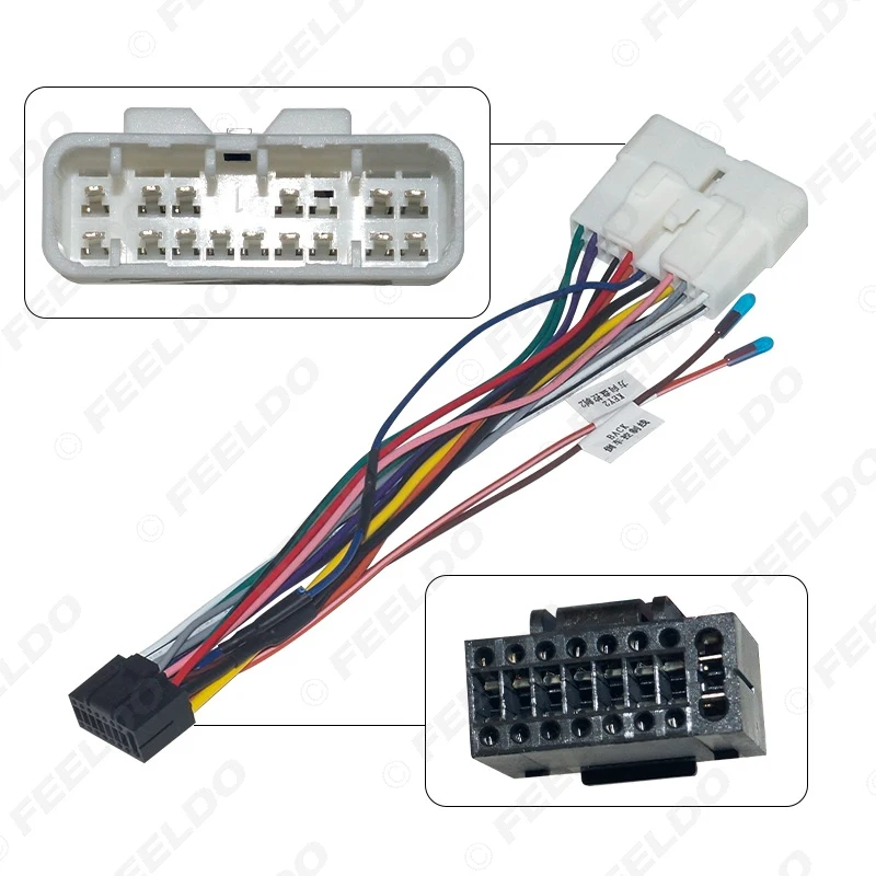 Car 16pin Audio Wiring Harness For Suzuki ISUZU D-MAX 16Pin Aftermarket Stereo Installation Wire Adapter