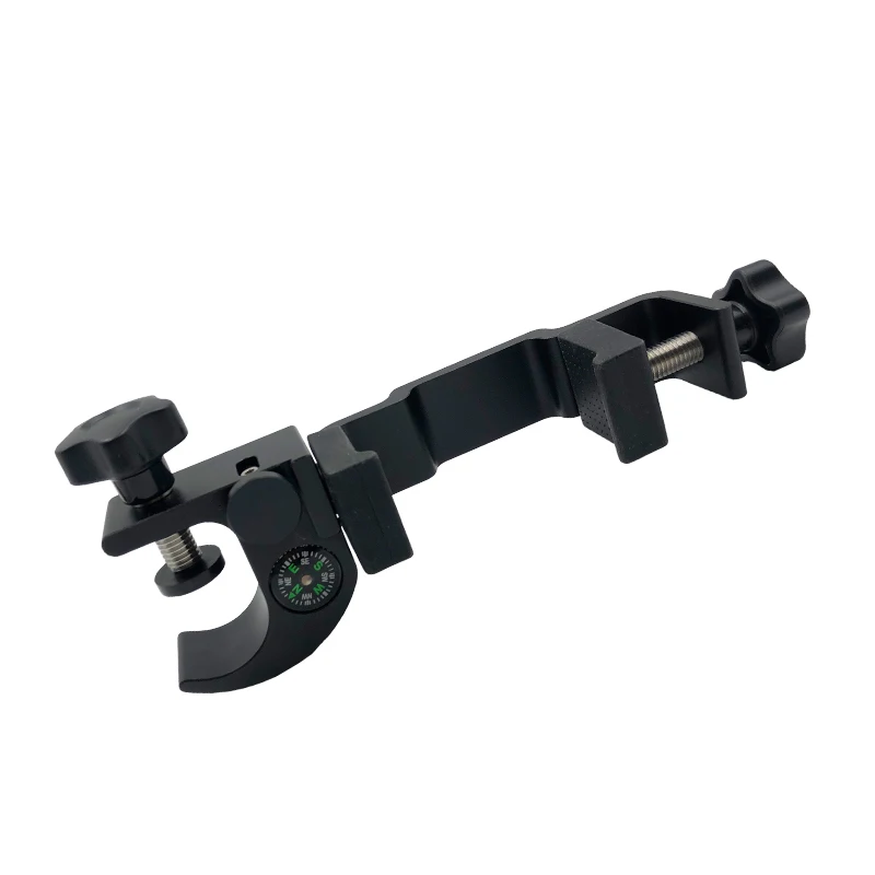 Imagem -06 - Universal Resistente à Corrosão Gnss Gps Pólo Grampo com Bússola e Open Data Collector Cradle Pole Holder Mount