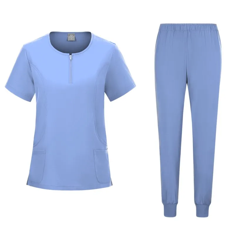 V-Neck Top e calças de bolso, Uniforme de enfermeira, Terno Jogging, Médicos Enfermagem Uniforme, Médico, Workwear Clínica, Scrub Sets, Multi Color