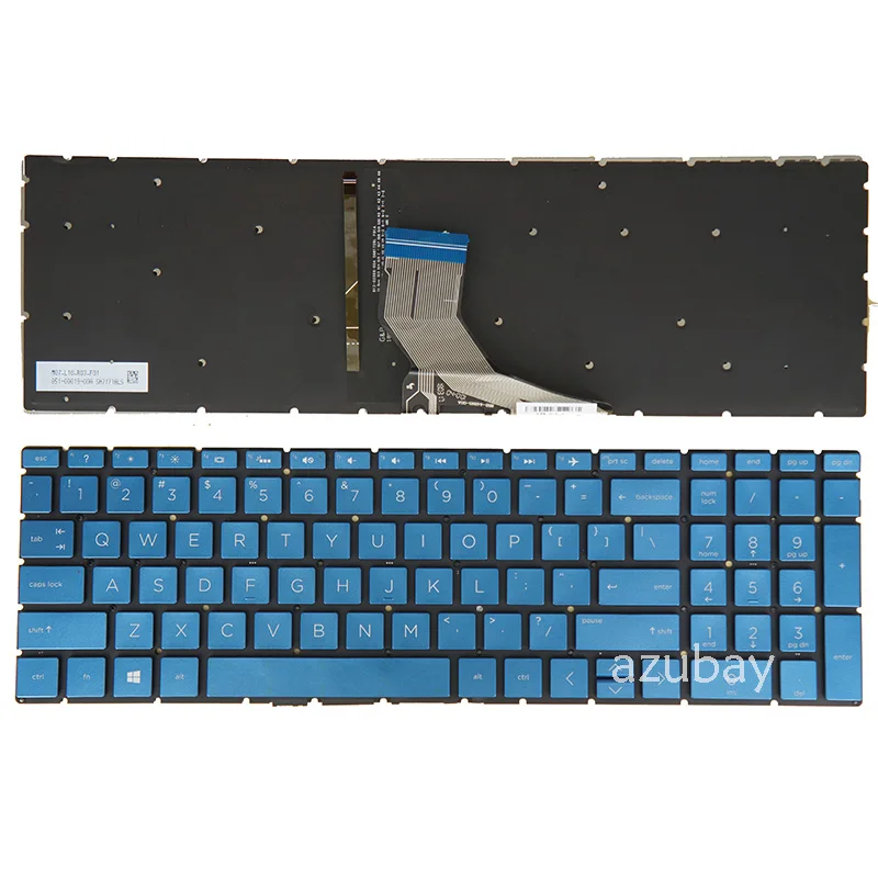 Teclado do portátil para HP, HPM17K53US36981, PK132913C00, HPM17K5, V166646LS1, PK1329I2P00, AR CA do RU dos EUA, CA