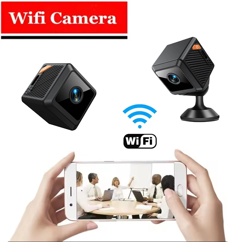 Mini cámara HD Wifi Espia Camara visión nocturna cámara IP Digital pequeña cámara corporal inalámbrica Espion hogar inteligente niñera Gizli cámara de acción