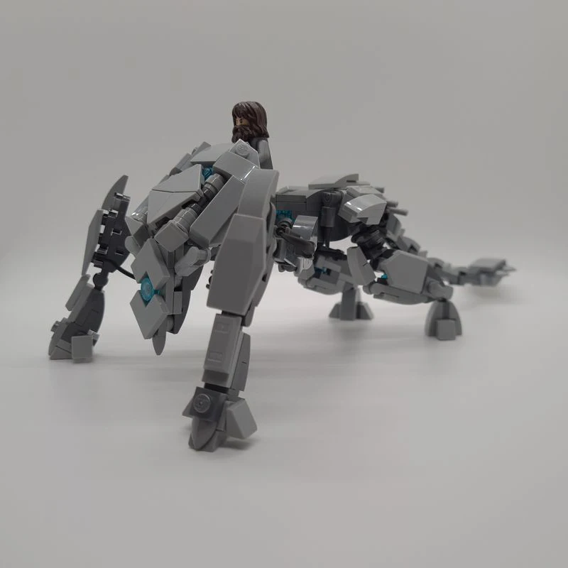 Bloques de construcción MOC Pet Shade Draconis Machina Tyrannosaurus Ark: Shadowmane, juguetes ensamblados, regalo para niños