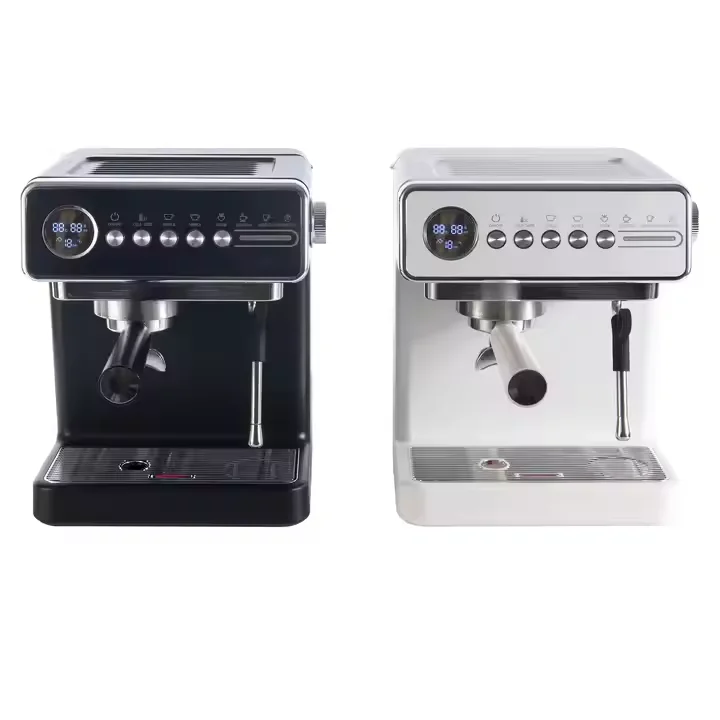 

Профессиональная эспрессо-машина мощностью 1200 Вт с ручной заварочной головкой профессионального уровня и полуавтоматической кофемашиной
