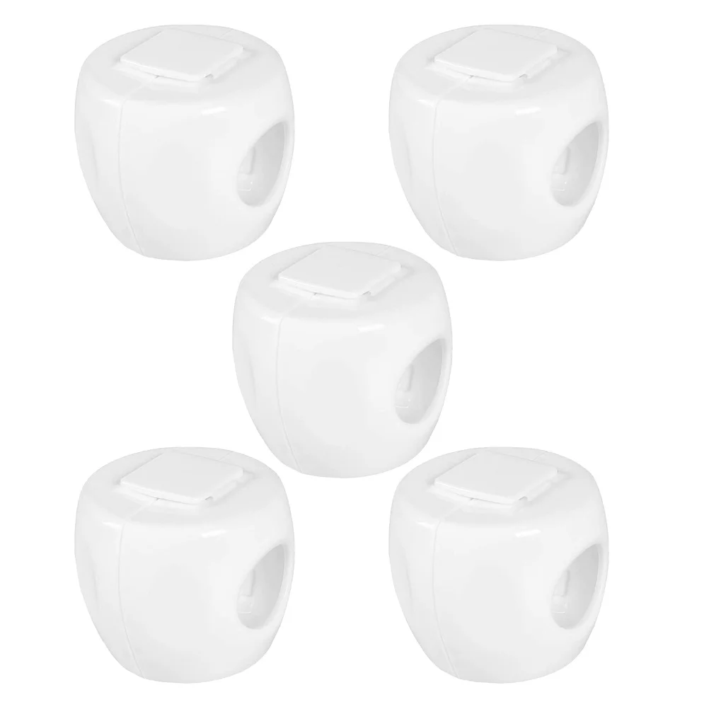 

5Pcs Child Proof Door Knob Cover Large Size Easy Adult Access Infant Safety Wall Protection Anti Static Noise Reduction