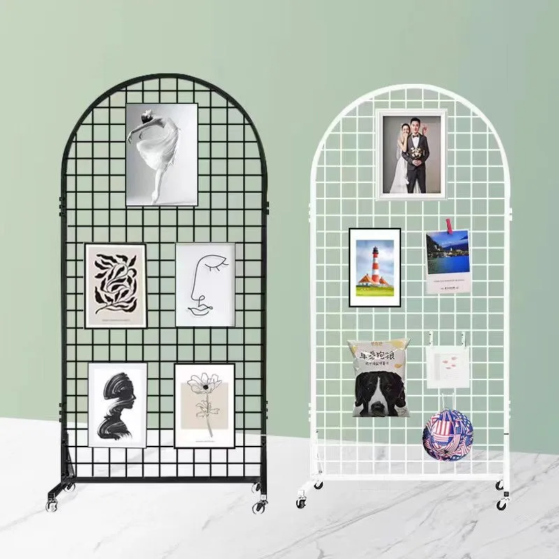 Grid Display Rack, Wedding Accessories, Promotional Exhibition, Kindergarten Works, Supermarket Shelf, Photo Hanging Rack
