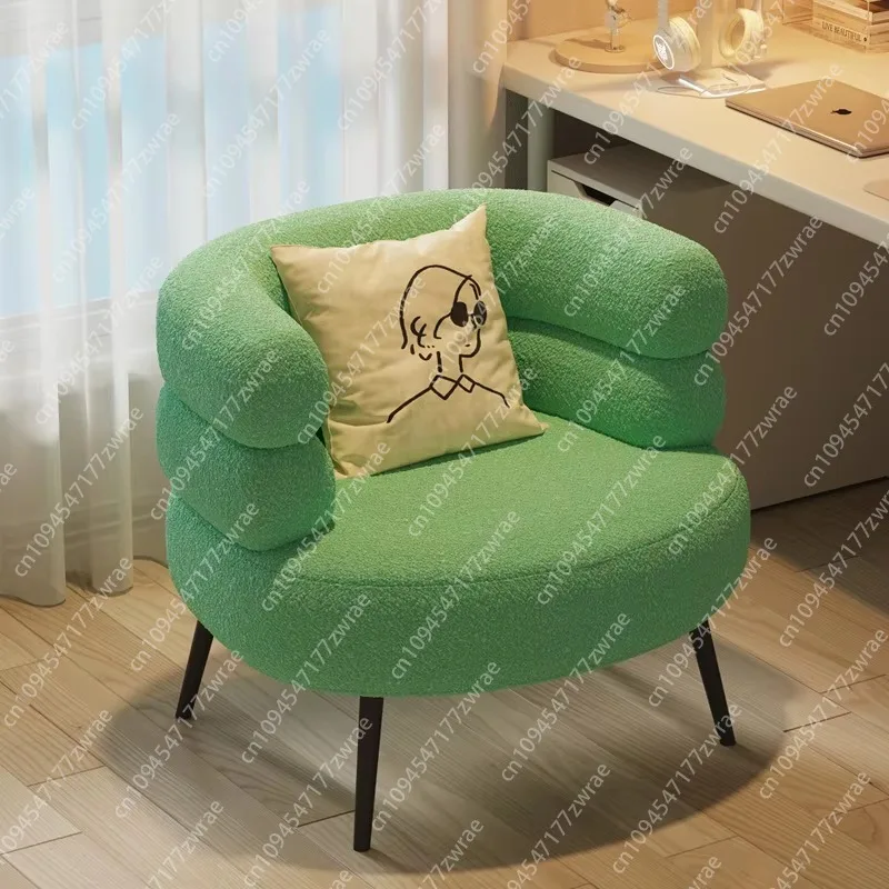 High Quality Single Bedroom Chair Sofa Leisure Chair Living Room Optional Color Suitable for Family Living Room Chair