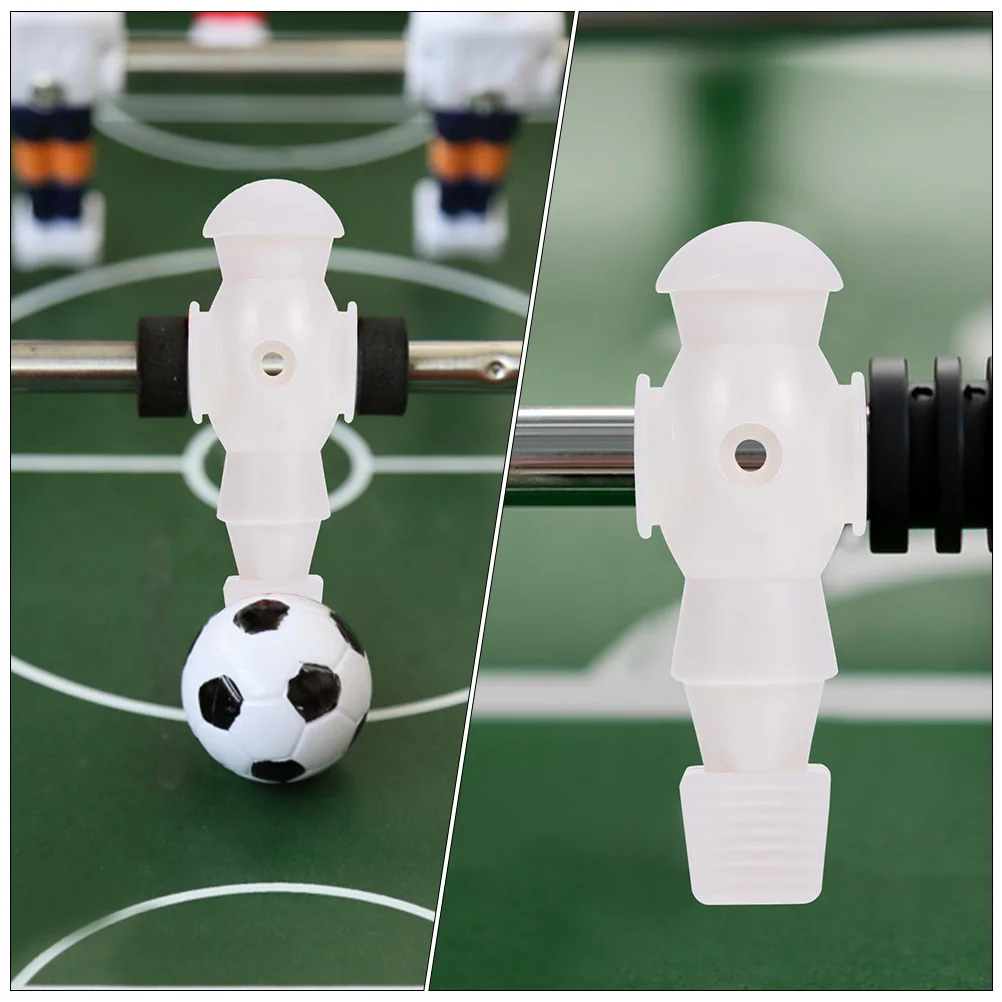

5pcs Resin Foosball Players Table Football Accessories Smooth Surface Durable Wear-Resistant Professional Design Clear Color